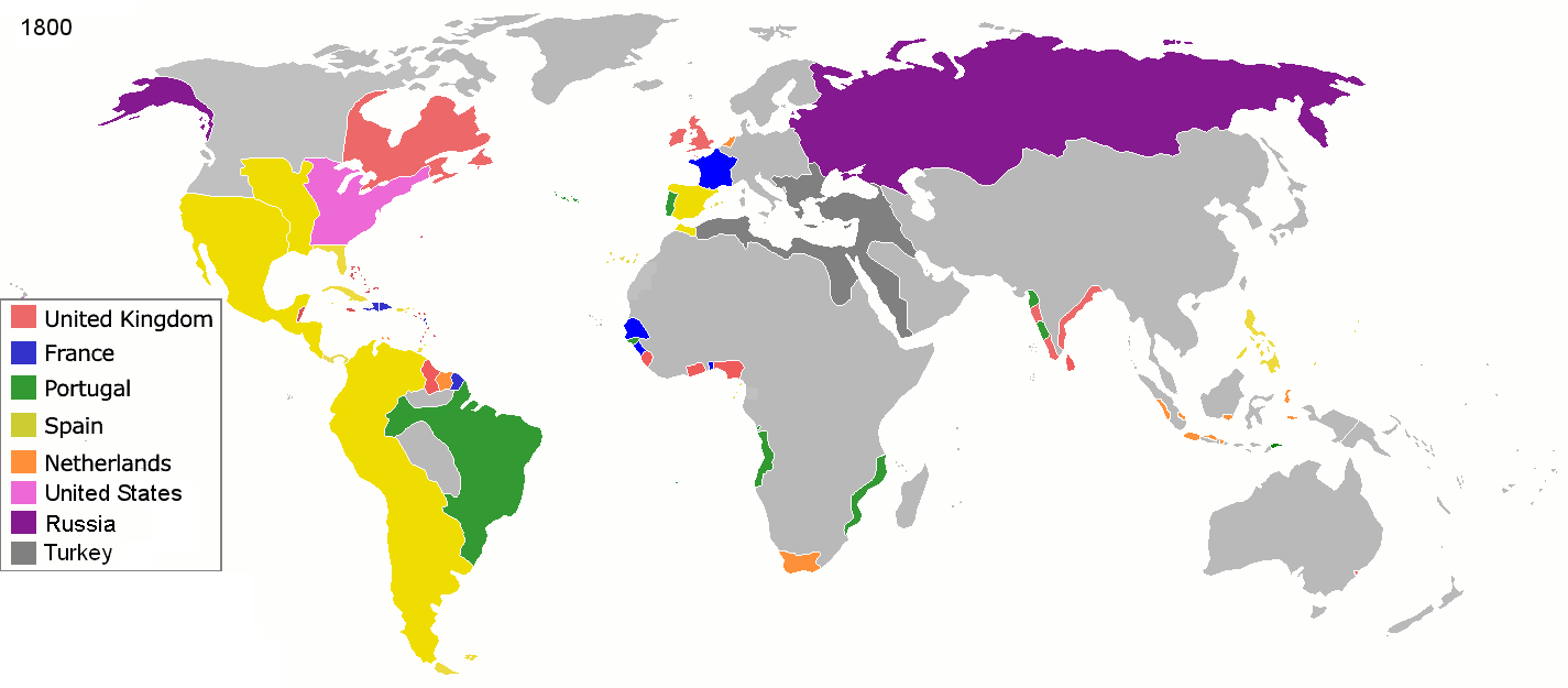 Colorful World Map